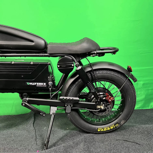 Bicicleta Eléctrica de Suspensión 2026 con Llantas Gruesas de 20 Pulgadas, Motor de 72V y Batería de 30ah, en Stock, Envío desde Almacén en EE. UU., Envío desde China, SK-2 0em/ - Product Image 2