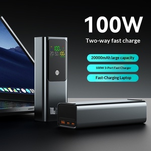 Power Bank per Laptop in Plastica da 100W ad Alta <span class=keywords><strong>Potenza</strong></span> con Ricarica Rapida Bidirezionale, 20000mAh Grande Capacità, Alimentatore Mobile Modello K81 - Product Image 3