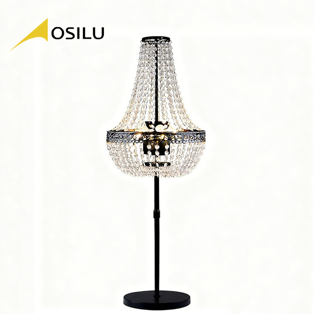 Fashion Flexible Simple Crystal Chandelier LED Table Lamp E14 Cordless Design for Wedding Decoration Custom OEM Manufacturing