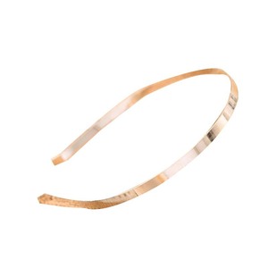 Bandeau en acier inoxydable de 5 mm, couleur unie, style coréen, accessoire pour cheveux, usage quotidien - Product Image 5