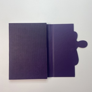 Agenda <span class=keywords><strong>Semanal</strong></span> Personalizada al por Mayor A5 2024-2025, Tapa Dura de PU, Calendario de 17 Meses, Cuaderno Triple, Morado Oscuro - Product Image 2