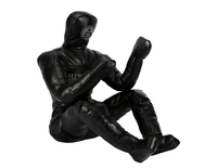 Équipement d'arts martiaux, mannequin de lutte BJJ en cuir BondTex de 165 cm en position assise