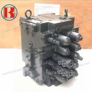 YUNKI Original pour vanne de commande hydraulique KMX32N/B45015C en acier pour ensemble de vanne de commande principale d'excavatrice SY215-9 - Product Image 3