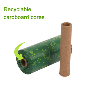 Bolsas para excremento de perro y gato de 9*13 pulgadas con sabor a limón, portátiles, a prueba de fugas, biodegradables, compostables, de HDPE+EPI, con dispensador. - Product Image 2