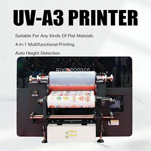 Mini Impresora UV DTF de rollo a rollo A3, colores CMYK, decoraciones personalizadas para láminas acrílicas, impresora UV automática de cama plana XP600 de 30*40cm - Product Image 2