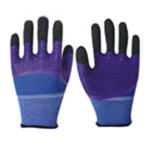 Linyi, venta directa de fábrica, nuevo invierno, cálido, Venta caliente, máquina de punto, sin costuras, doble inmersión, acabado arenoso, guantes de trabajo recubiertos de látex - Product Image 4