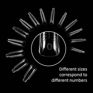 Beauty Mate OEM - Puntas de Uñas Postizas de Gel UV de Construcción Rápida, Cobertura Completa, Forma de Almendra, Longitud Corta, Extensión de Uñas Francesas - Product Image 5