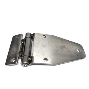 Charnière plate pour camionnette avec tétine de graissage, charnière pour remorque benne basculante, charnière drapeau détachable - Product Image 1