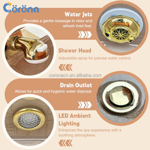 Muebles para Salón de Uñas, Silla de Pedicura Eléctrica de Lujo con Masaje y <span class=keywords><strong>Spa</strong></span> para Pies, con Lavabo para <span class=keywords><strong>Spa</strong></span> de Pies - Product Image 6