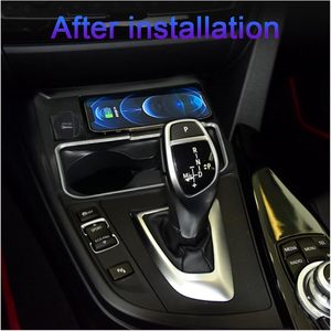 <span class=keywords><strong>Chargeur</strong></span> sans fil à <span class=keywords><strong>induction</strong></span> pour BMW Série 3 et 4 2013-2019, <span class=keywords><strong>chargeur</strong></span> de <span class=keywords><strong>voiture</strong></span> sans fil Qi 15W, support de téléphone à charge rapide - Product Image 6