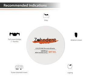 Zahndent <span class=keywords><strong>precio</strong></span> de fábrica CAD CAM fresadora dental material completo sistema de bloques de zirconia DE LA SHT-ML - Product Image 6