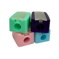 Ensemble de papeterie et fournitures scolaires, taille-crayon portable en ABS, 3x2x1.5cm, nouveauté, très demandé