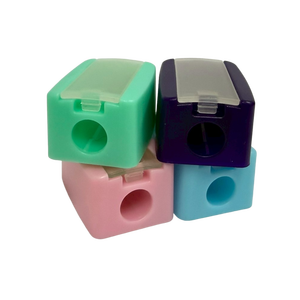 Juego de papelería y útiles escolares, sacapuntas portátil de material ABS, 3x2x1.5cm, nuevo, gran venta. - Product Image 4