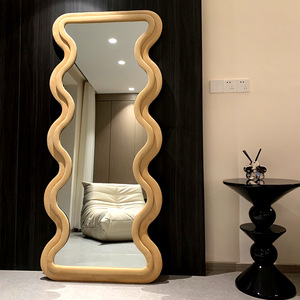 <span class=keywords><strong>Espejo</strong></span> de Ondas Irregulares al por Mayor, <span class=keywords><strong>Espejo</strong></span> Decorativo <span class=keywords><strong>con</strong></span> Borde Flocado de Diseño Personalizado para Exhibición en Eventos Residenciales y Comerciales - Product Image 2