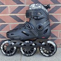 2025 Jingying niveau professionnel adulte trois roues vitesse Slalom chaussures de patin à roulettes pour hommes et femmes nouveaux patins de vitesse adultes