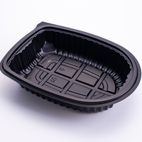 Conteneur jetable portable pour poulet rôti, en plastique de qualité alimentaire, plateau pour poulet grillé