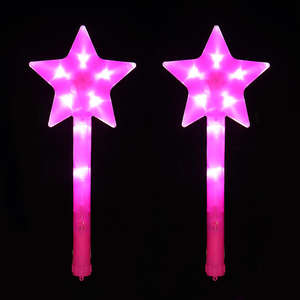 Bâton lumineux en forme d'étoile, vente en gros, lumières LED, baguette lumineuse, jouet, néon, fournitures pour concerts et fêtes, bâton lumineux magique, baguette d'étoile - Product Image 4