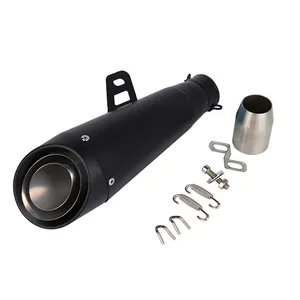 Universal Bike Silencer Slip On Motorrad rennen Drei schicht iges Schalldämpfer-Auspuffrohr für Motocross