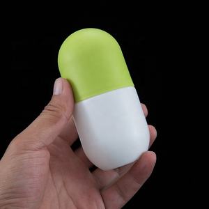 ขวดพลาสติก HDPE รูปทรงแคปซูลเปล่า ดีไซน์ใหม่ ขนาด 100 มล. พร้อมฝาปิด - Product Image 4