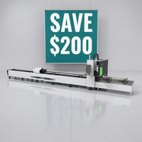 Machine de découpe laser CNC pour tubes métalliques LX62TE LXSHOW, découpeuse laser pour tuyaux métalliques, zone de travail 2mx6m