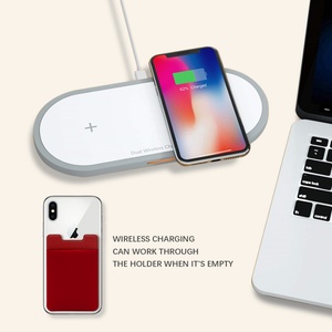 Adhesive Card Holder with RFID Blocking Sleeve Stick-On Stretchy Lycra Mobile Credit Card Holder for Cell Phone - Product Image 2