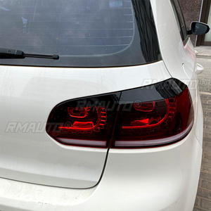 สีดำเงารถไฟท้ายด้านหลังไฟหน้าสติกเกอร์สำหรับโฟล์คสวาเก้นกอล์ฟ 6 MK6 GTI R 2009-2012 - Product Image 5