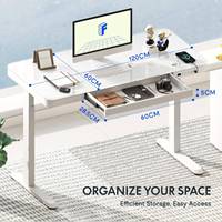 Bureau d'étude de conception scandinave avec tiroir pour la table d'écriture en bois de chambre d'enfants