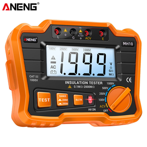 เครื่องวัดความต้านทานแบบดิจิตอล MH10มิเตอร์100/250/500/1000V เครื่องวัดความต้านทานไฟฟ้าที่มีความแม่นยำสูง - Product Image 2