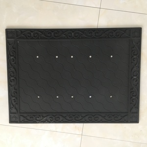 Tapis de porte en polyester recyclé en caoutchouc vierge pour sublimation UV imprimable directement en usine - Product Image 2