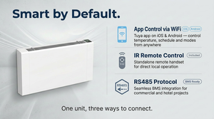Ventilconvettore a Risparmio Energetico per Uso Domestico con Supporto Controllo Smart WIFI Unità Ventilconvettore <span class=keywords><strong>ad</strong></span> <span class=keywords><strong>Acqua</strong></span> Refrigerata - Product Image 3