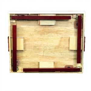 Mesa de Mahjong Plegable de Madera Personalizada, Mesa de Juego de Cartas Manual con Diseño Abatible para Entrenamiento - Product Image 3