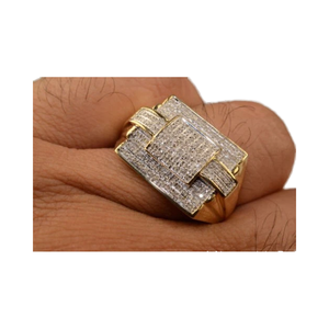 Anillo de Compromiso Tishya de Plata 925 con Baño de Oro Rosa y Moissanita de 1.20CT para Mujer, Ideal para Regalo de Boda, Aniversario o Fiesta - Product Image 1