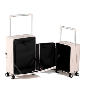 Juego de Maletas Rígidas de PP de 20/25 Pulgadas para Venta al Por Mayor, Doble Apertura, Ligeras, con Cremallera y <span class=keywords><strong>Ruedas</strong></span> para Viaje - Product Image 2