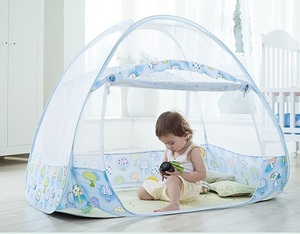 Foldable Pop-up <strong>Crib</strong> <strong>Tent</strong> with Canopy Safety Net to Keep Baby in &amp; Out Camping Mosquito Net for Children's <strong>Crib</strong> - Product Image 1