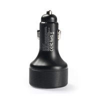 Chargeur de voiture HNT 160W super rapide Type C PD/QC/PPS 2A2C noir pour ordinateur portable, iPhone, Samsung
