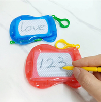 Tablette de dessin miniature premium pour enfants avec clip porte-clés, effaçable, pour gribouillage, croquis et écriture