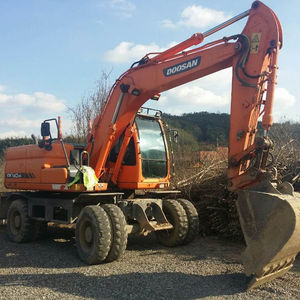 Excavadora de Ruedas Usada Doosan Dx140w de Alta Calidad/Excavadoras de Ruedas Usadas Dh150 Dh130w Baratas en Venta - Product Image 1