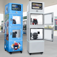 Machine de nettoyage de casques de moto