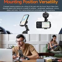 Vente directe d'usine Ulefone UAN16 Support de téléphone pour voiture/bureau, modèle amélioré