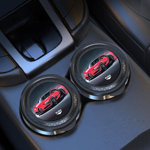 Multifunctional Car <b>Ashtray</b> Cover with LED Light One-Click Opening <b>Portable</b> & Personalized Creativity Car Supplies - Product Image 1