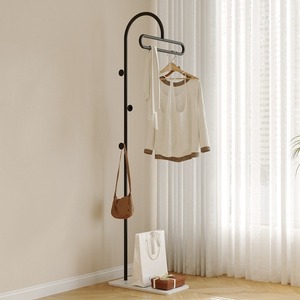 Simple Floor Standing Clothes <b>Rack</b> Iron Rectangular 40x25x175 Bedroom <b>Coat</b> <b>Stand</b> - Product Image 4