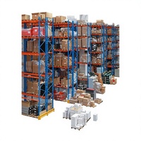 Étagères de stockage d'entrepôt en acier industriel personnalisées, rayonnages à palettes robustes