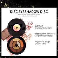 Palette d'ombre à paupières, Kit de maquillage organique, scintillant, Vegan, disque mat, vente en gros,