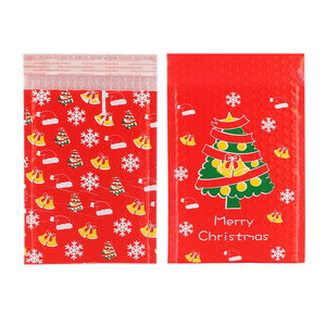 Venta caliente Festival Bolsa de Navidad Promoción Bolsas de embalaje Sobres de burbujas láser Buena calidad Bolsa de burbujas anticaída - Product Image 1