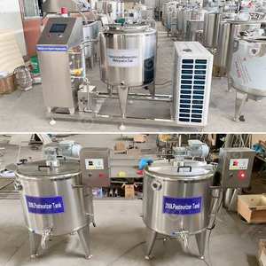 Pasteurizador de Leche de Cabra Pequeño de Acero Inoxidable de Alta Resistencia con Bomba Automática para Pulpa de Fruta, Yogur y Zumo - Pasteurización Rápida - Product Image 2