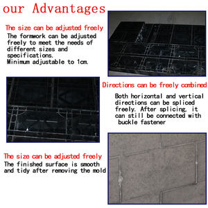 Cetakan Dinding Beton Pagar Penahan Lempengan Semen Talang Air Pekerjaan Jalan Saluran Plastik Saluran Saluran Pembuangan Kanal Pembatas Jalan Bentuk Pengecoran - Product Image 6