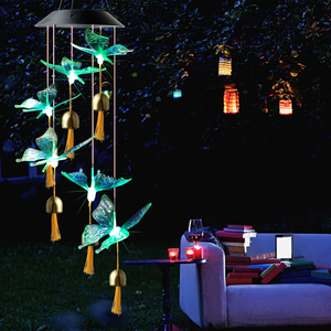 El mejor adorno para su balcón Las luces de carillón de viento con energía solar hacen que cada Vista esté llena de poesía - Product Image 2