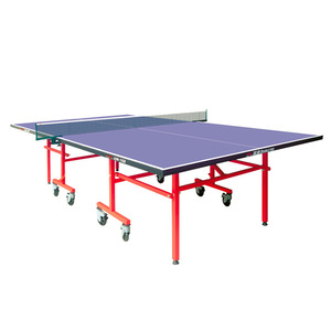 Double Fish Ping Pong <b>Table</b> AW-168 <b>Foldable</b> Mobile Standard Size For Indoor <b>Outdoor</b> Use With Cover And Wheels - Product Image 4