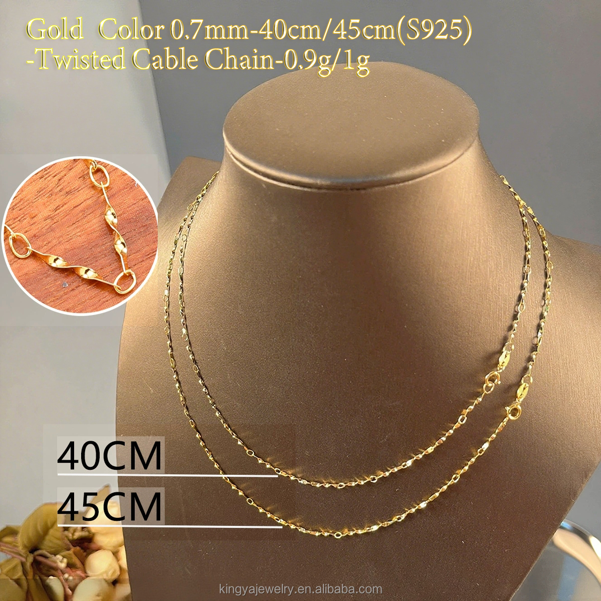 SC14-3-0,7mm(Catena a Cavo Intrecciato S925)