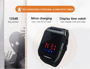 Reloj OEM Meinoe con Alarma, Detector Antiespía, Autodefensa, Recargable, Alarma Personal de 125dB para Corredores, Niños y Mujeres Mayores - Product Image 2